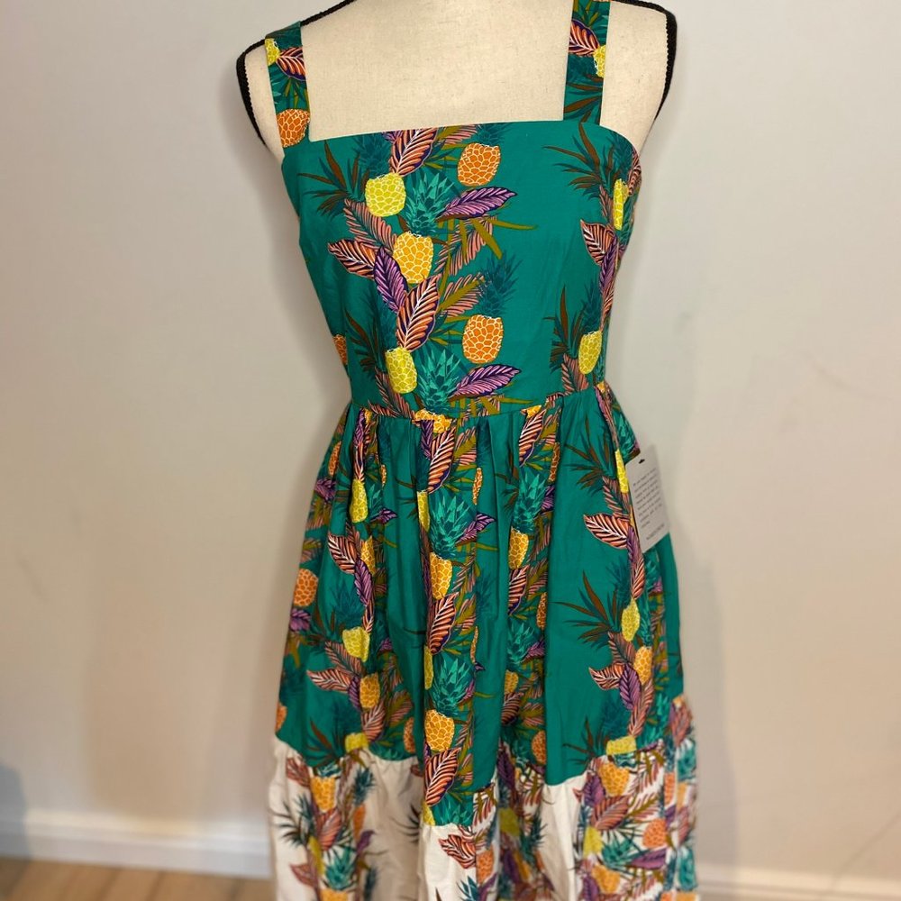 👗(NWT)💖Nordstrom dress + summer pineapple print
